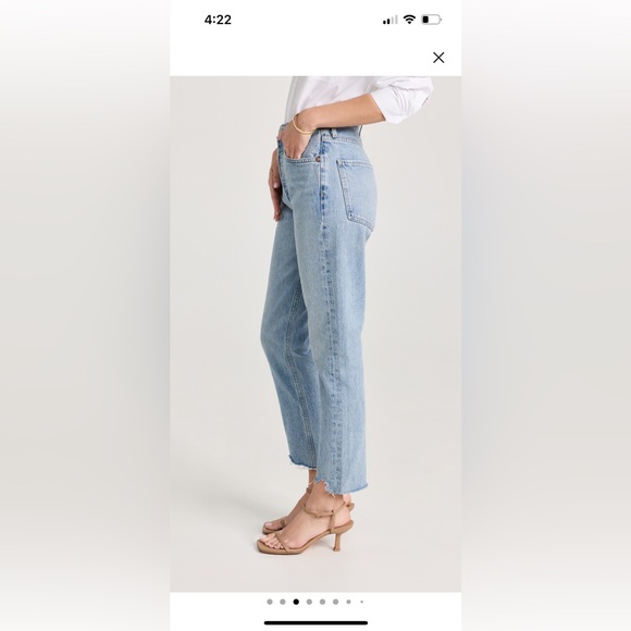 AGOLDE Riley Jeans, Size 26 - Picture 6 of 8